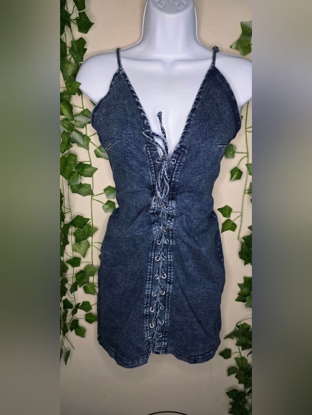 M • Boutique Denim Dress